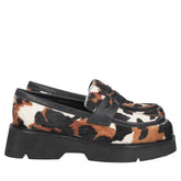 Tosca Blu Louise S388 Mocassini in Pelle Animalier Donna Nero